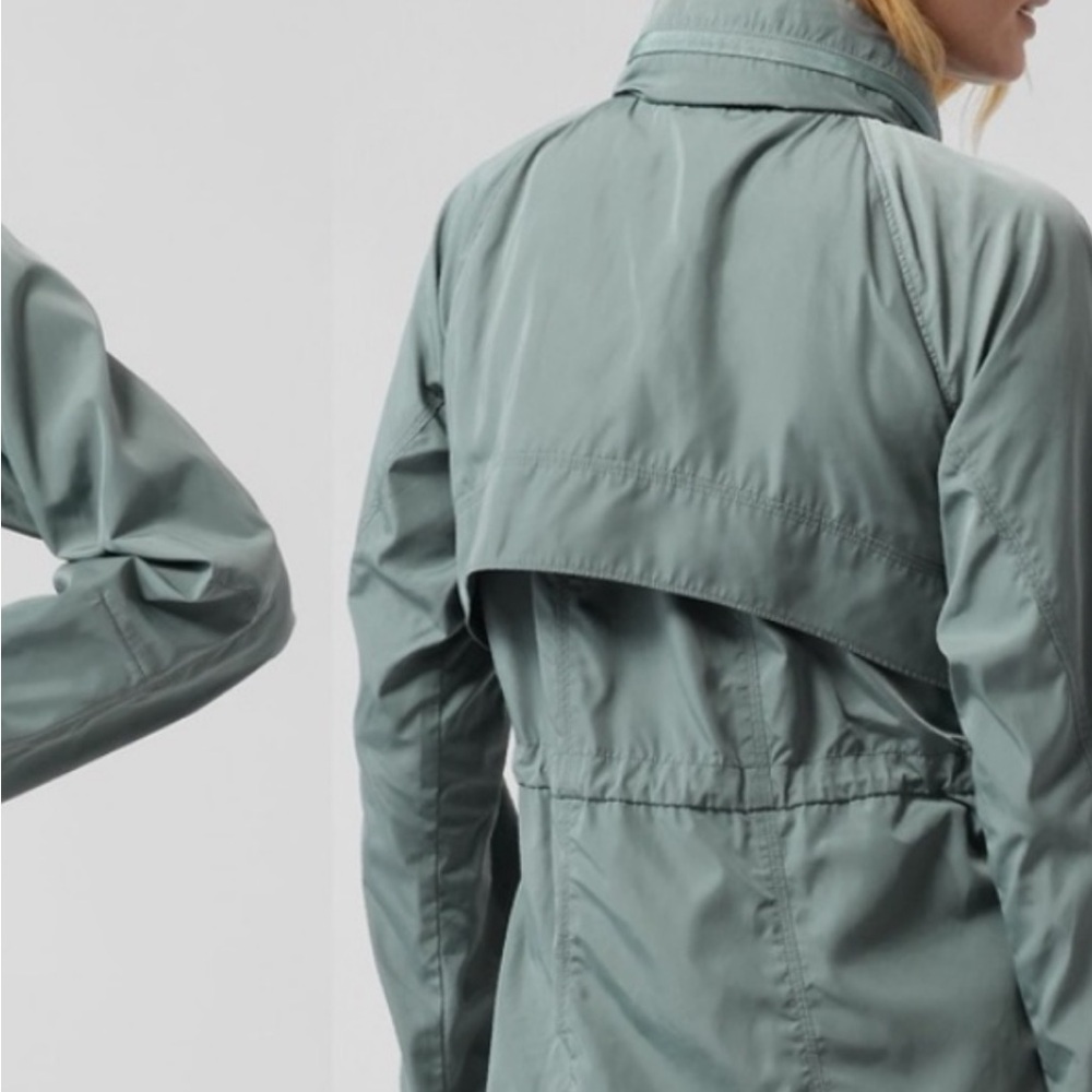 Athleta Drip Drop Jacket Minimalistic Grey - image 2